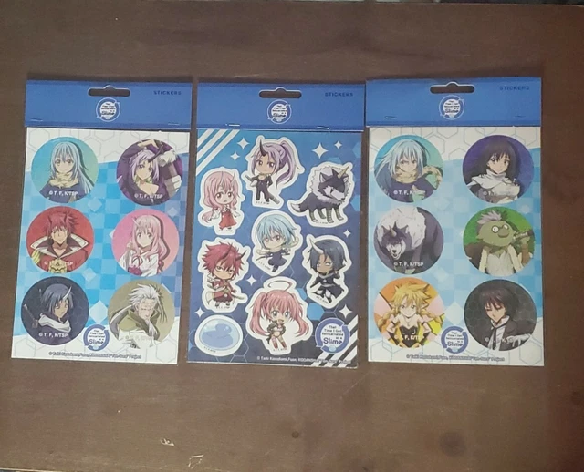 THAT TIME I Got Reincarnated As A Slime Sticker Sheets Of 3 Lot Anime £ ...