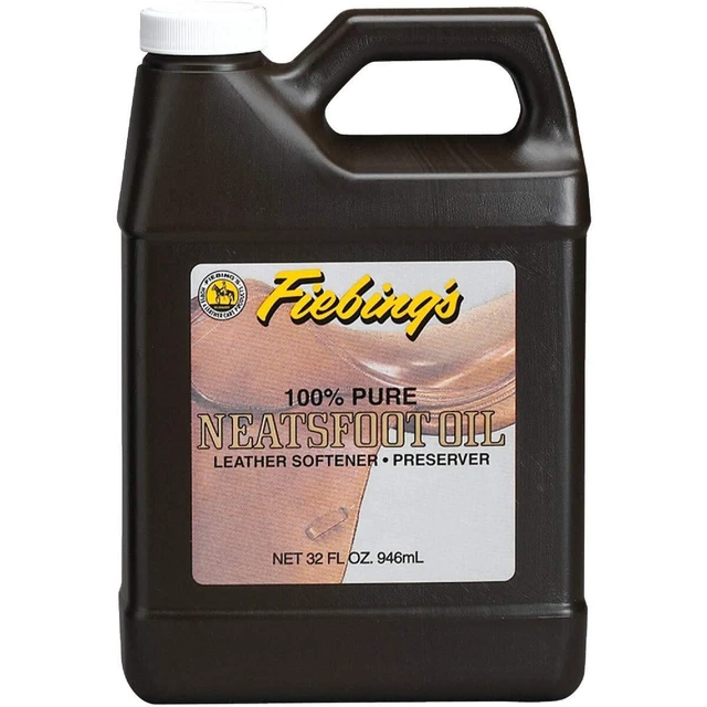 100% Pure Neatsfoot Oil - Natural Leather Preservative - Great for Boo