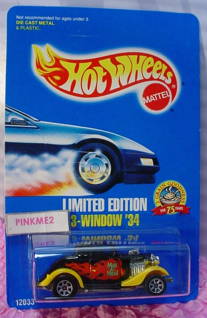 LOT OF 2 1993 Hot Wheels Malt-O-Meal Limited Edition '56