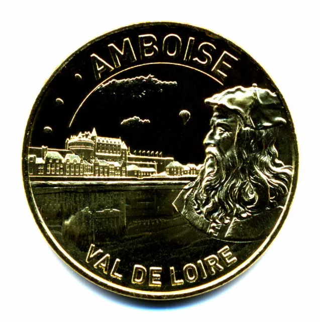 37 AMBOISE Val de Loire, Léonard de Vinci, 2019, Monnaie de Paris