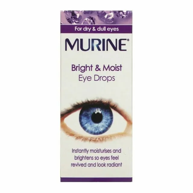 Eye Drops - Murine Bright & Moist Eye Drops 15ml