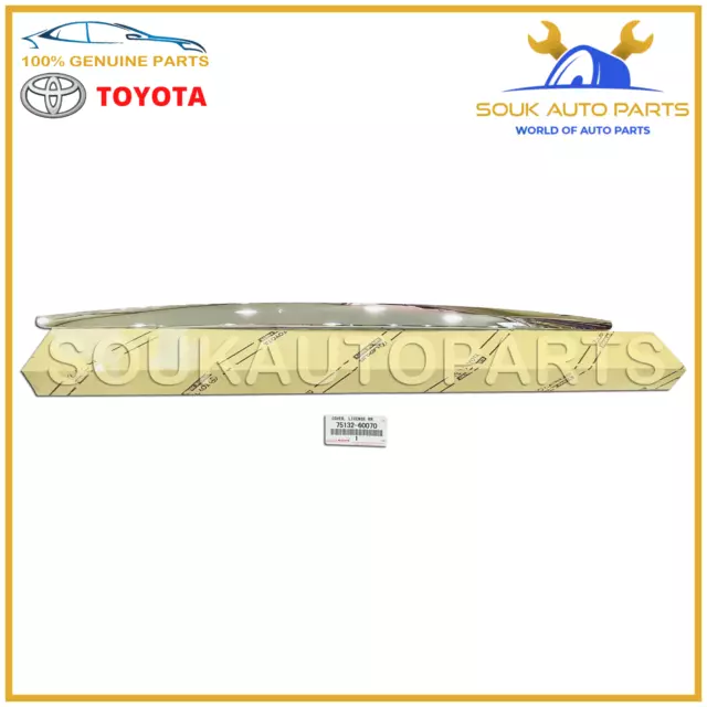 75132-60070 Genuine Toyota LICENSE REAR LAMP COVER 7513260070 OEM