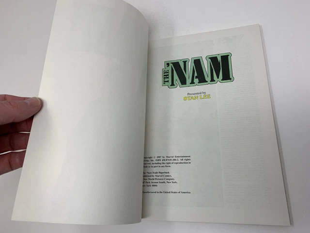 Vintage 1987 THE 'NAM Volume 1 Marvel Comics Graphic Novel Vietnam War NICE 3