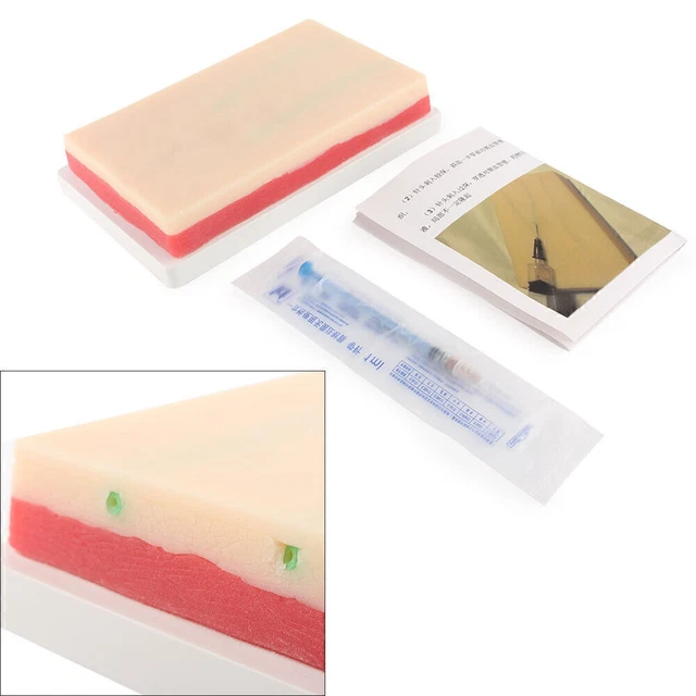 Educative Suture Training Human 3 Layers Skin Pad Model Medical Practice Aid
