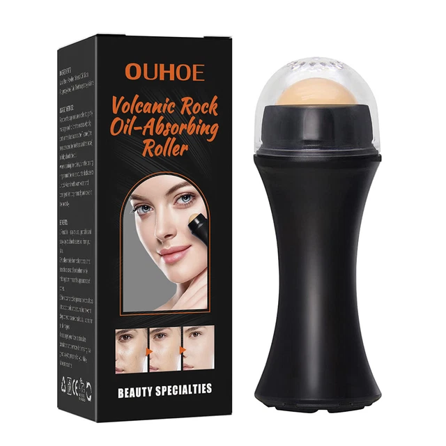 Rullo rimozione olio naturale rullo pietra riutilizzabile per trucco strumento cura della pelle