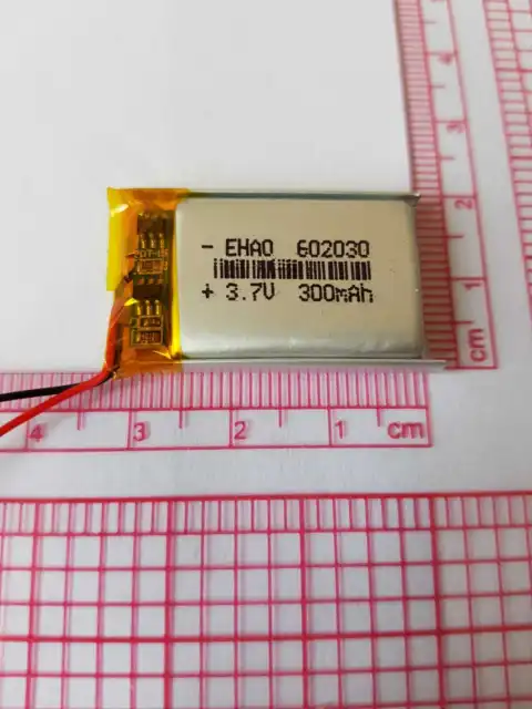 LiPo Li litio batteria ricaricabile orologio ricambi ripara 3.7V 3,7V 300mAh