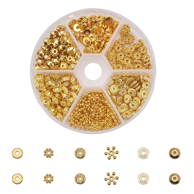 PH PandaHall 300 Pezzi 3 Dimensioni Lampadario In Ottone Connettori Clip Perni In Metallo - 7