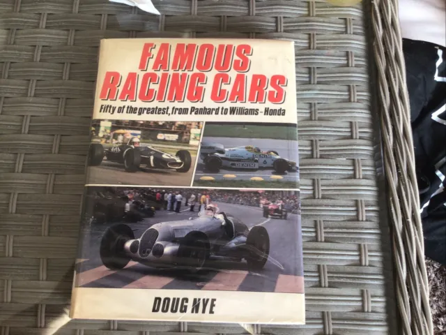 Famous Racing Cars Fifty of the Greatest by Doug Nye pub 1989
