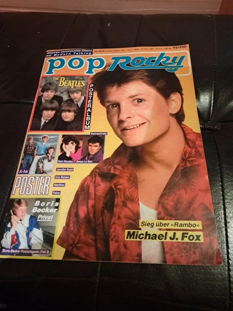 POPROCKY NR 25/1985 komplett Beatles Posteralbum, Falco, Iron Maiden, wie BRAVO