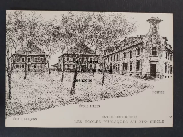 Grande Chartreuse Ecole Filles Garçons Fête du sou numeroté carte postale