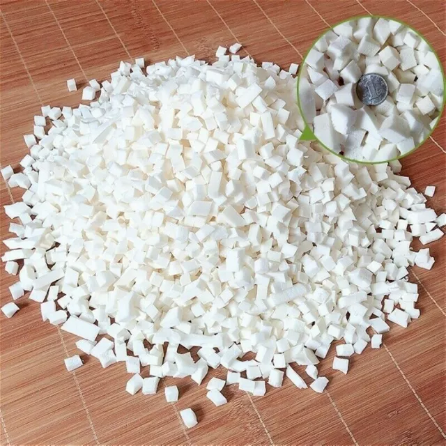 500g Natural Latex Fill Square Loose Stuffing for Pillows/Cushions Bean Bag