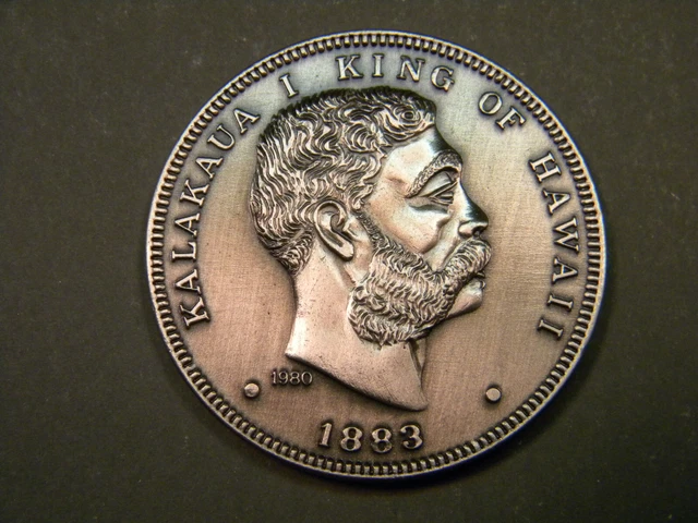 ハワイ銀貨KALAKAUAI KING OF HAWAII1996年