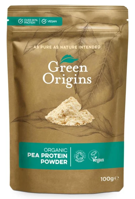 Green Origins Orgánico Proteína de Guisantes Polvo 100g