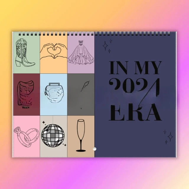 TAYLOR SWIFT IN My 2024 Era Calendar Eras Wall Calendar Gift £21.08
