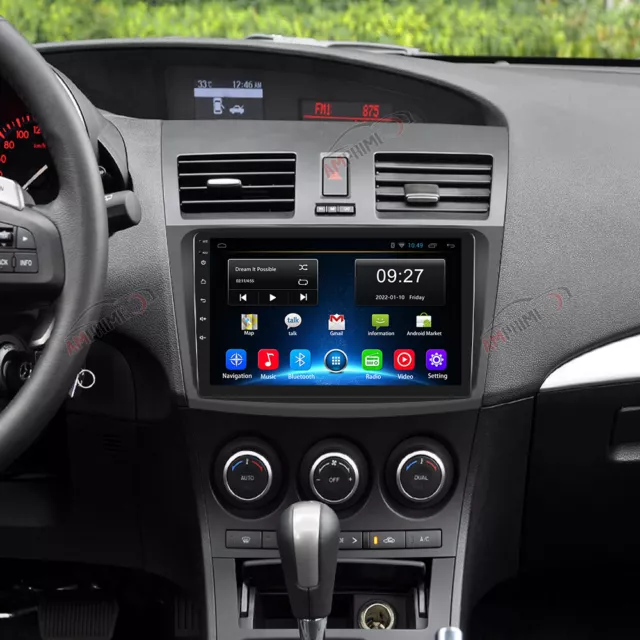 Für Mazda 3 Mazda3 2010-2013 BL 9" Android 12 Autoradio GPS Navi WIFI BT FM RDS