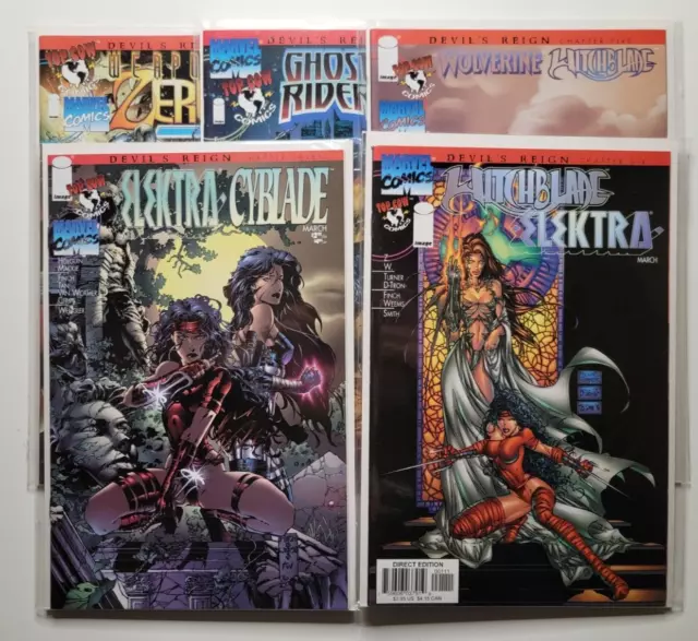 *Devils Reign (1997 Marvel/Image) 1-8, 10 High Grade books!!