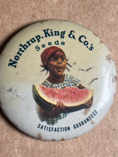 !!!LOOK!!! Antique Advertising Pocket Mirror ~ NORTHRUP KING & Co.’s Seeds RARE