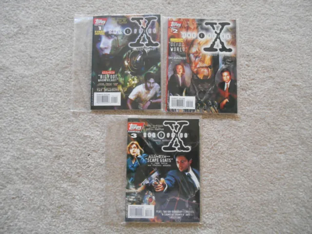 Topps X Files First Collectors Item Issue    Volume 1,2 and 3   Brand New
