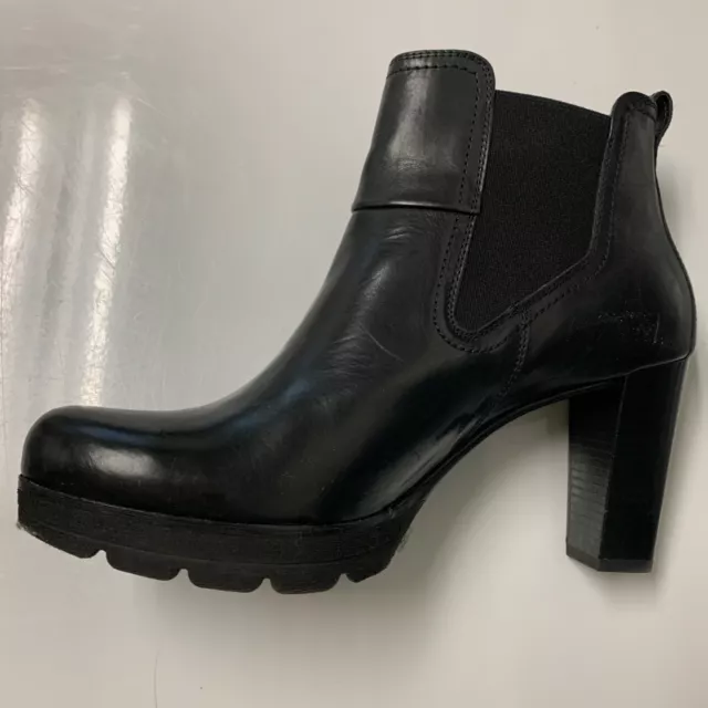 Paul Green Womens Platform Boot Black Ankle Size 9 Never Worn 2