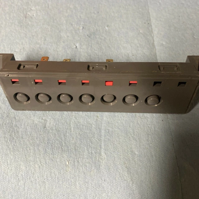 GE DISHWASHER 7 Push Switch Button Control Panel 165D5576P024 WM681