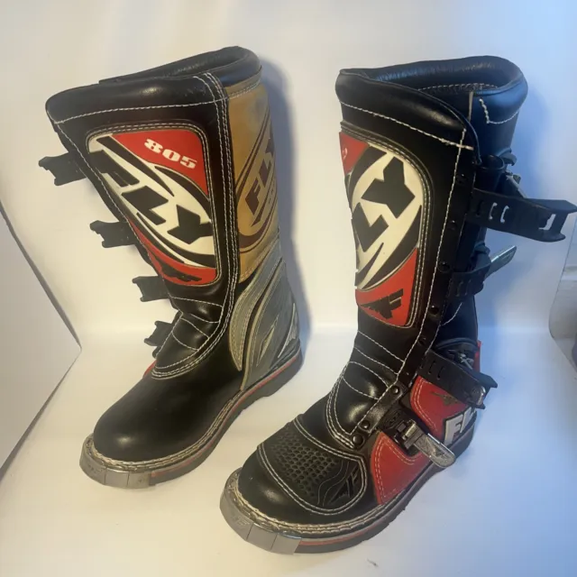 FLY RACING 805 ATV Motocross Off Road Race Boots Men’s Size 7, GUC $58. ...
