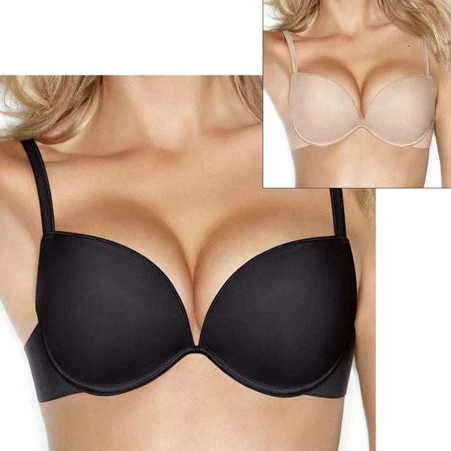 WONDERBRA LINGERIE ULTIMATE reggiseno imbottito completo effetto nero/nudo  W8144 EUR 38,20 - PicClick IT