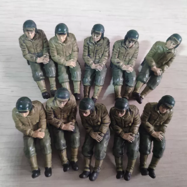 lot of 10pcs 1:32 21st Century Toys Ultimate Soldier WWII US Army Infantry