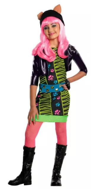 Rubie's Monster High Howleen Wolf Fancy Dress Costume + Wig & Ears Pack Age 8-10