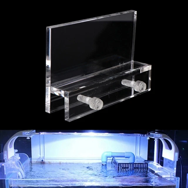 1pc Aquarium Clear Fish Tank LED Light Holder Lamp Fixtures Support ._bj