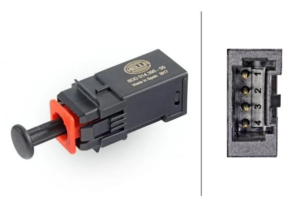 HELLA Interruttore pedale freno Interruttore Stop 6DD 014 395-001 elettrico