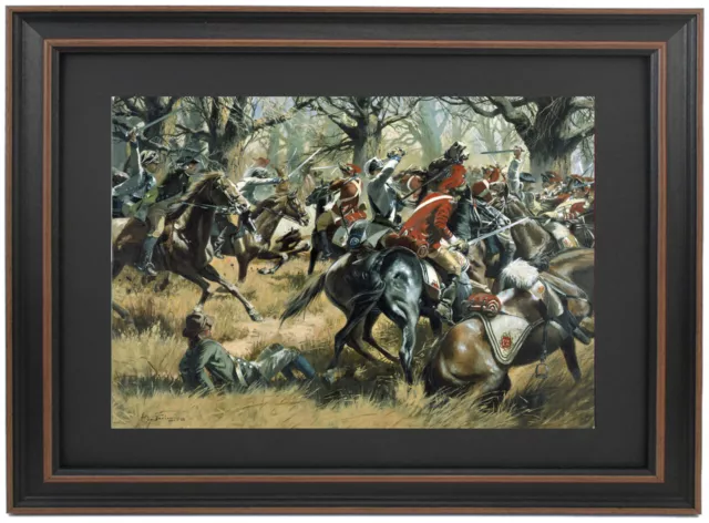 Framed The Battle of Cowpens by Don Troiani. Standard or Poster Size.
