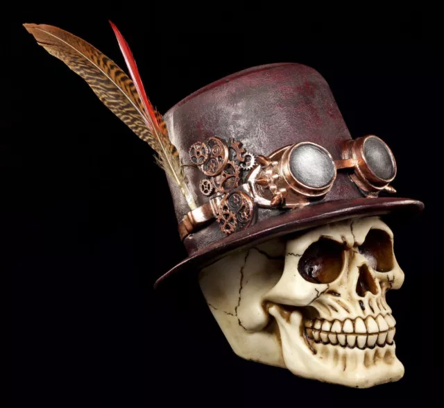Totenkopf - Menschen Schädel - Figur Deko Totenschädel Skull