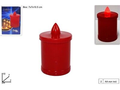 Bianchi per cimitero defunti casa Santi Chiesa Foto,Natale Rosso Luce in Omaggio Portachiavi Altro 2 LUMINI Alti 10 CM plastica,A Pile 2 Stilo Omaggio Luce I 
