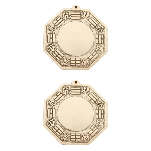 2 Pieces Gossip Mirror Exorcism Amulet Mirror Mirror Decorations