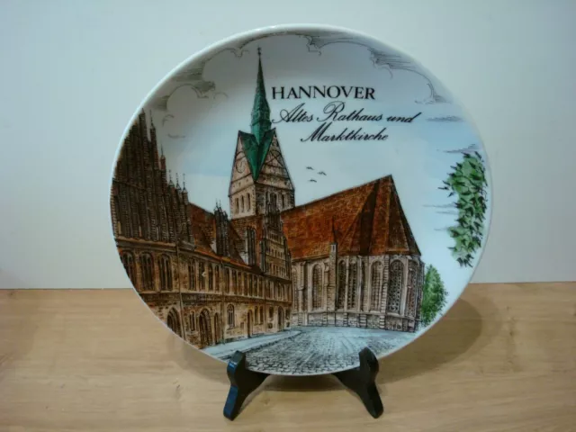 Royal Porzellan Bavaria K P M - W.germany Souvenir Plate From Hannover (Hanover)