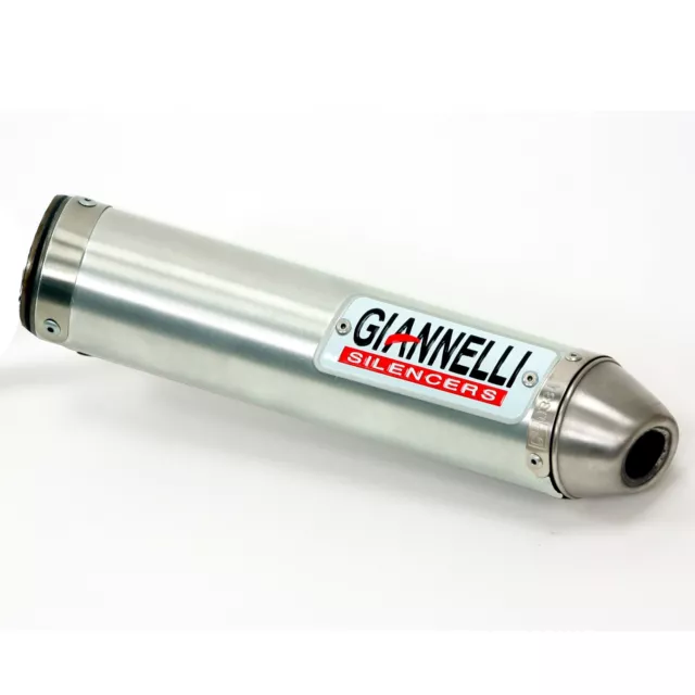 Silencieux Aluminium Enduro / Cross 2T Giannelli Pour Hm Derapage 50 2006 > 2009