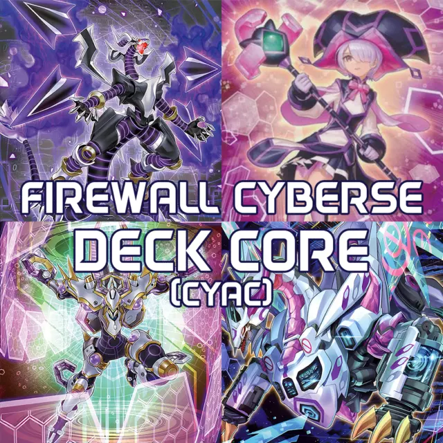 Firewall/Cyberse Deck Core 21 Karten Bundle CYAC 1. Auflage YuGiOh Karten