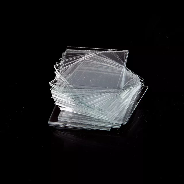 100 pcs Glass Micro Cover Slips 18x18mm - Microscope Slide Covers Fad 3