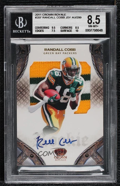 2011 Crown Royale Silhouette Signatures /299 Randall Cobb BGS 8.5 Rookie Auto RC