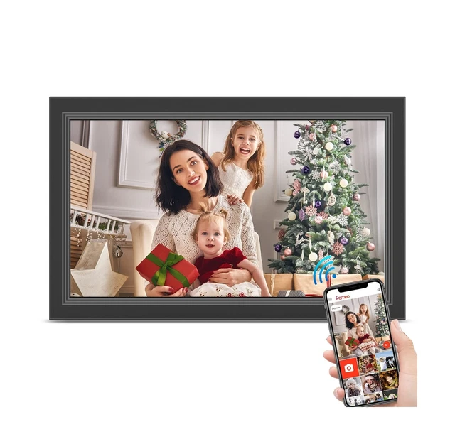 YunQiDeer FRAMEO Digital Picture Frame- 15.6inch Digital Photo Frame with 192...