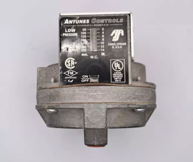 Antunes Controls low pressure RLGP-A Gas Pressure