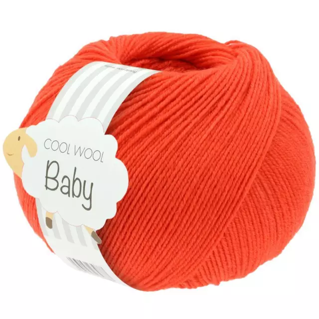 Wolle Kreativ! Lana Grossa - Cool Wool Baby - Fb. 290 koralle 50 g
