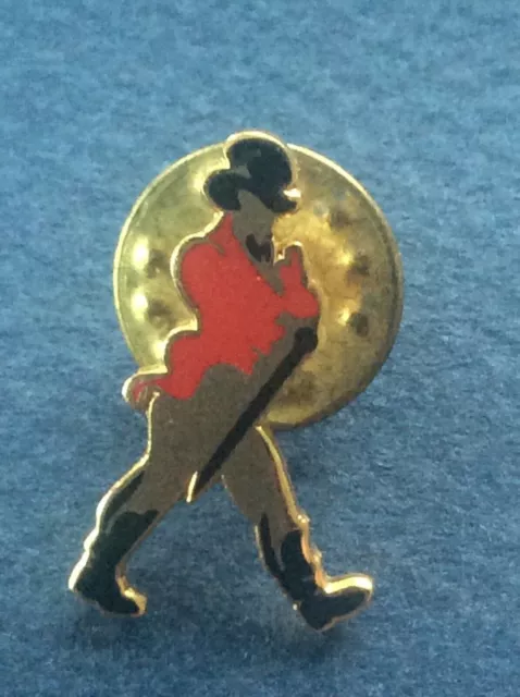 Enamel Lapel Pin Badge Johnnie Walker Scotch Whisky Advertising Breweriana