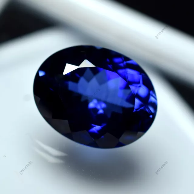 Beautiful Blue Tanzanite 11.60 Ct Natural CERTIFIED Loose Gemstone Rare Oval Cut 2