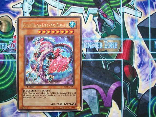 Neo Daedalus Ocean Dragon Yu-Gi-Oh! Ocean Dragon Lord - Neo-Daedalus Ultra Rare Card (SD4-EN001) - 1st Edition From Structure Deck 4 Ultra Rare Rarity Card Neo Daedalus Ocean Dragon Yu-Gi-Oh! Ocean Dragon Lord - Neo-Daedalus Ultra Rare Card (SD4-EN001) - 1st Edition From Structure Deck 4 Ultra Rare Rarity Card