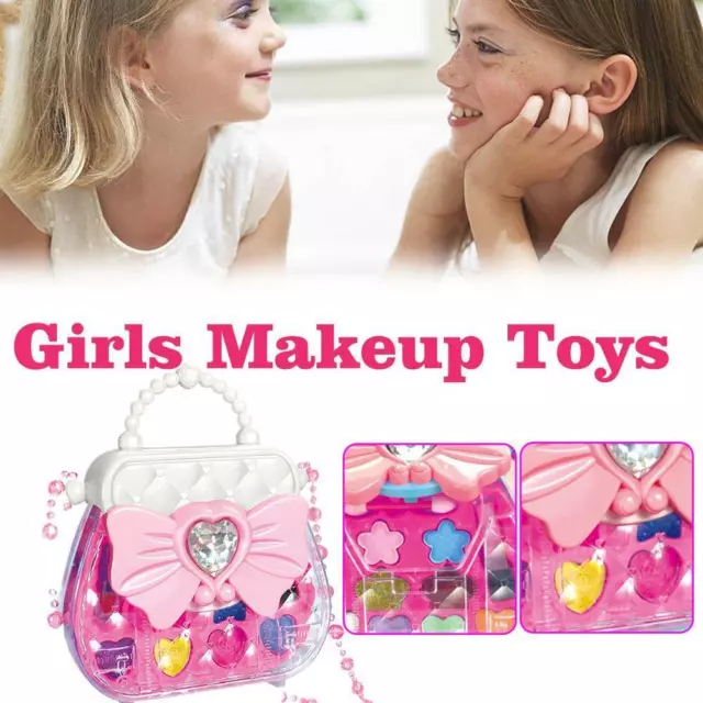 Girls Hairdresser Role Play Set Kids Hair Dryer Stylist Toy Carry Hard Case W8O2