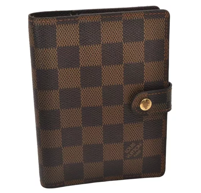 Authentic Louis Vuitton Damier Agenda PM Notebook Cover R20700 LV 7325I