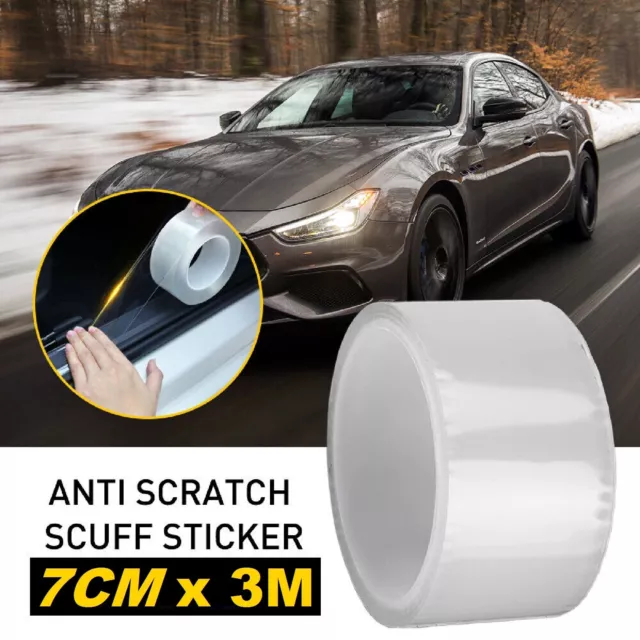 CAR DOOR PLATE Sticker Bumper Body Sill Scuff Anti-Scratch Strip Protector  Clear $15.49 - PicClick AU
