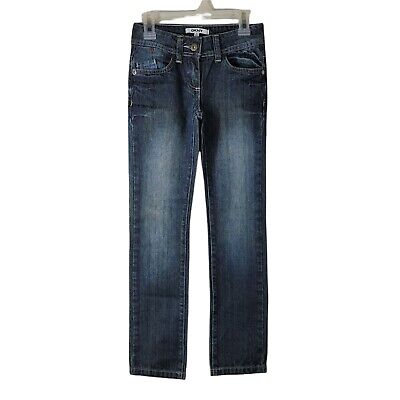 Girls Size 8 DKNY Jeans Blue Slim Straight Leg Casual Everyday Kids Wear EUC