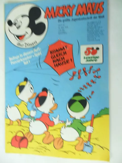 1 x Comic -  Micky Maus - Heft Nr. 21- 1973 + Panzerknacker-Spiel Teil 1 -Z.1-2